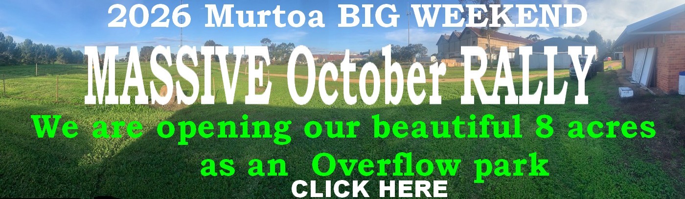 2026 murtoa massive big weekend historical engine rally caravan parking 