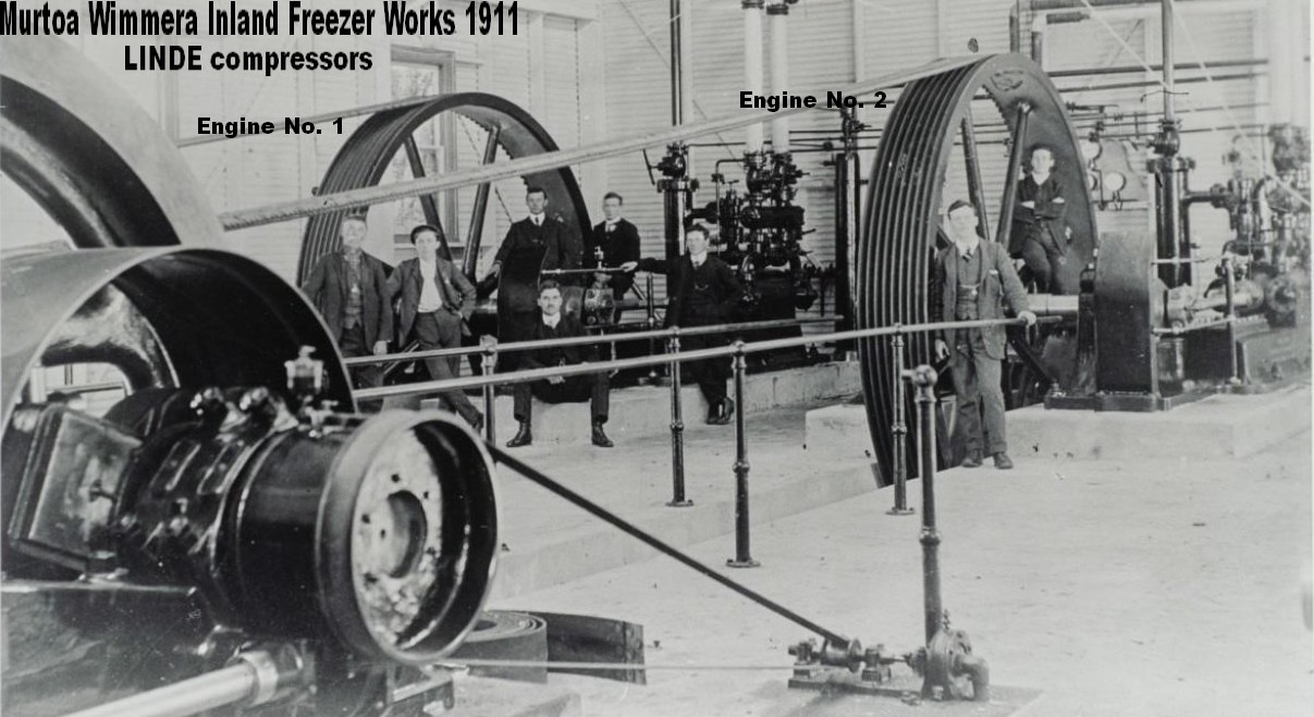 Linde Compressor Murtoa  Wimmera Freezer Works 1911